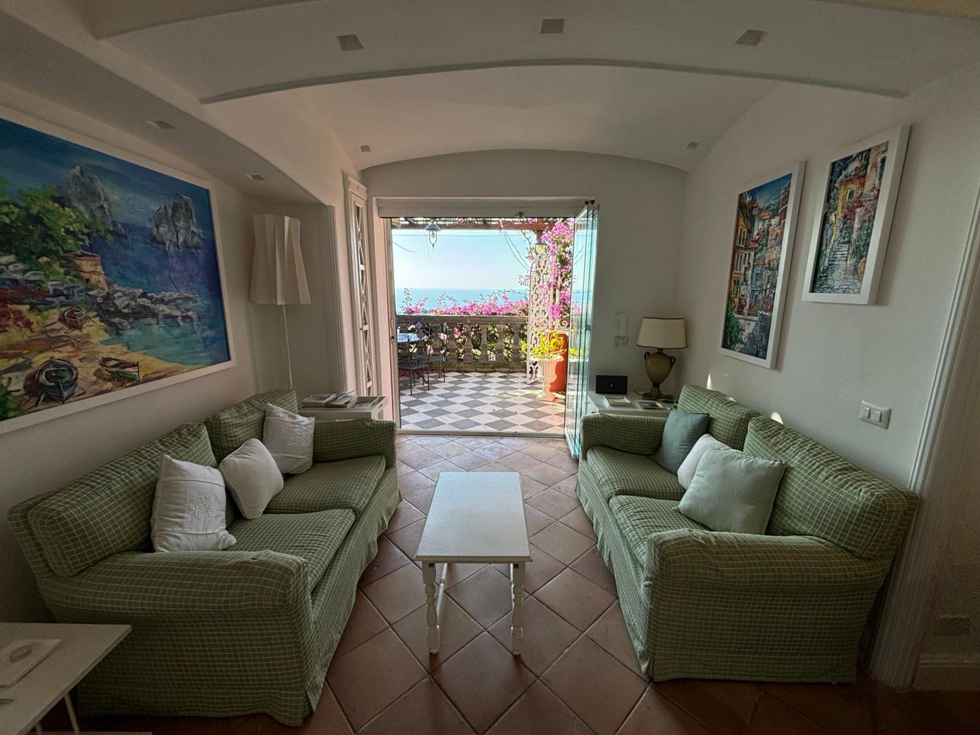 Luxury House In Villa Pompeiana Via Camerelle Con Terrazza Vista Mare Capri Kültér fotó